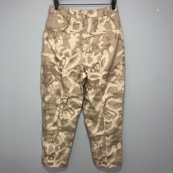 Anthropologie Frannie Linen Blend Tapered Pants Size 29 - Picture 9 of 14